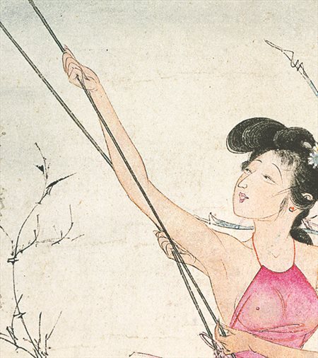 清河门-胡也佛的仕女画和最知名的金瓶梅秘戏图